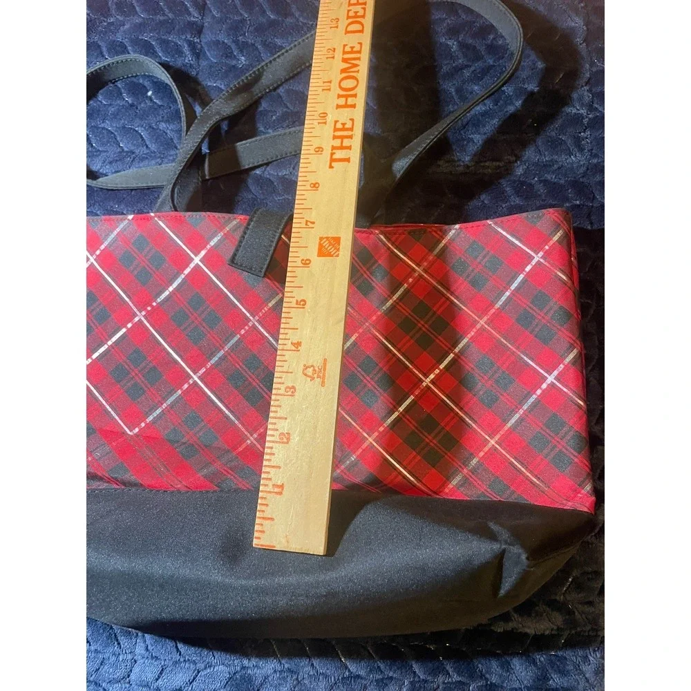 NEW Zippered Plaid Cosmetic Makeup Bag  Handbag 7 